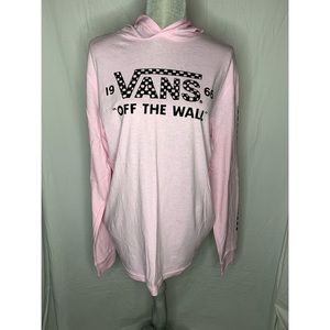 Vans long sleeve hooded shirt